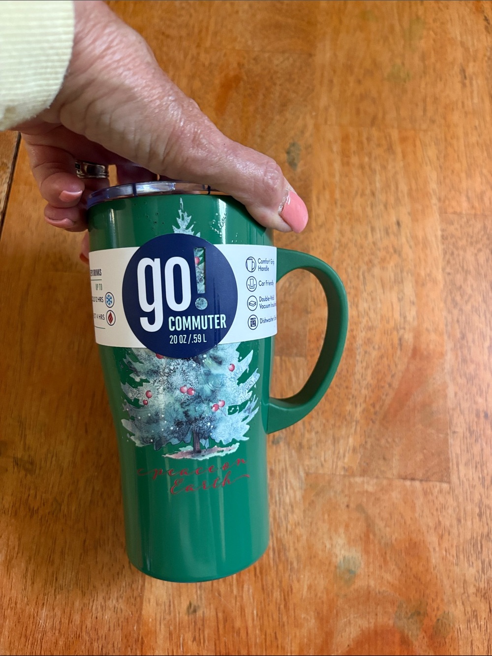 NWT Christmas themed 20oz tumbler